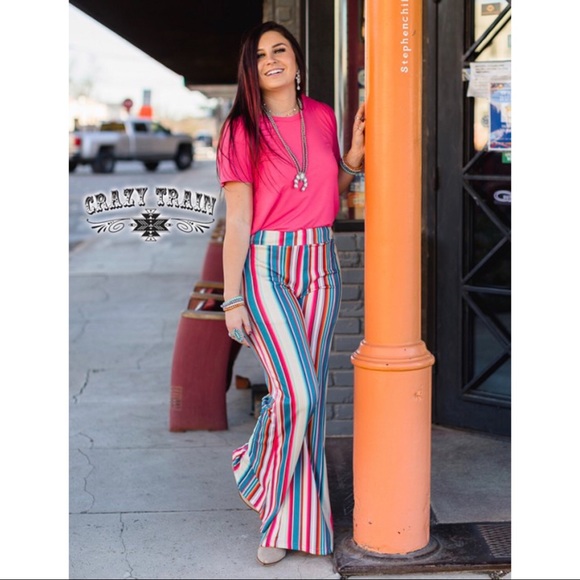 •Crazy Train Tandy Ten Palazzo Pants• - Picture 3 of 7